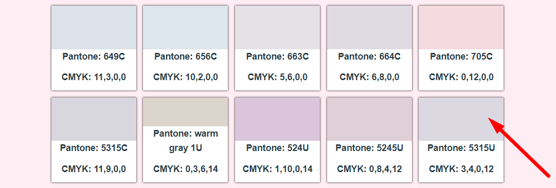 Pantone to Cmyk Converter Step 3