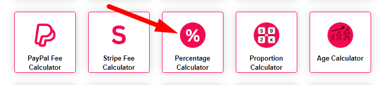 Percentage Calculator Step 1