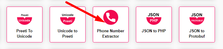 Phone Number Extractor Step 1