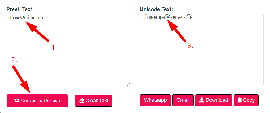 Preeti To Unicode Step 2
