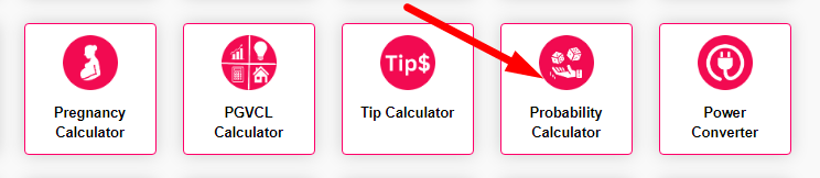 Probability Calculator Step 1