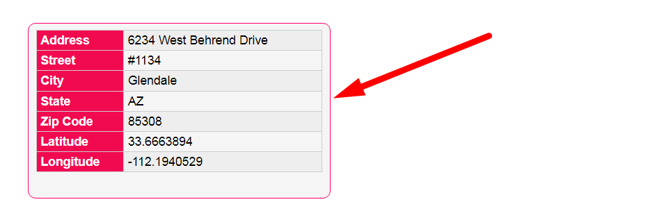 Random Address Generator Step 3