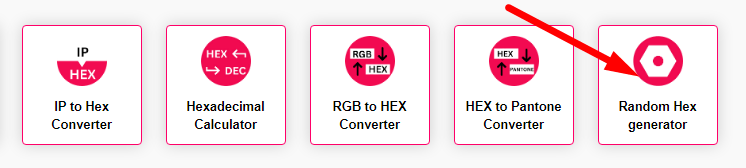 Random Hex Generator Step 1