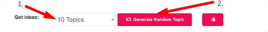 Random Topic Generator Step 2