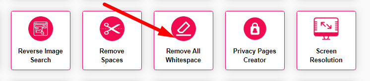 Remove All Whitespace Step 1