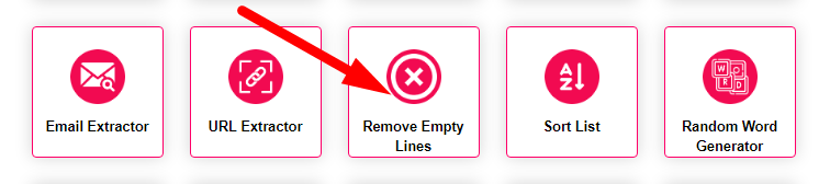 Remove Empty Lines Step 1
