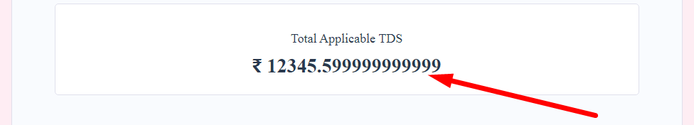 TDS Calculator Step 3