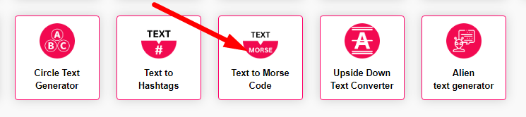Convert Text to Morse Code Step 1