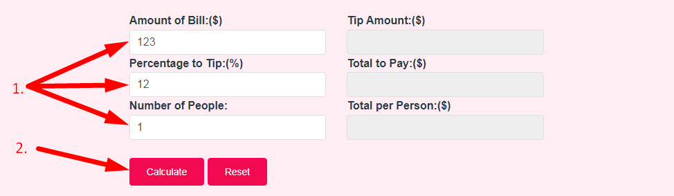 Tip Calculator Step 2