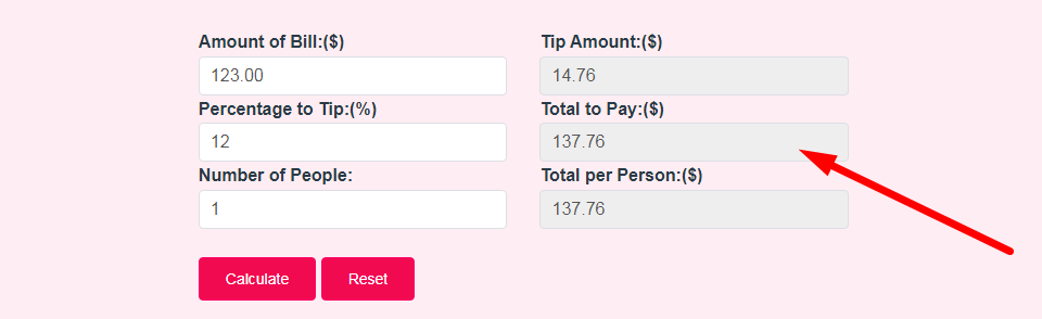 Tip Calculator Step 3