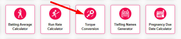 Torque Conversion Step 1