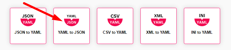 YAML to JSON Converter Step 1