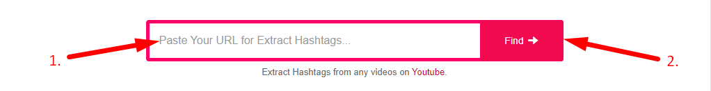 YouTube Hashtag Extractor Step 2