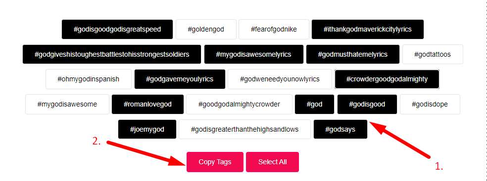 YouTube Hashtag Extractor Step 3