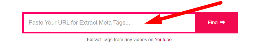 Youtube Tag Extractor step 2