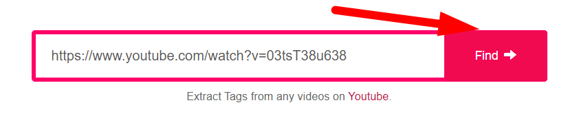 Youtube Tag Extractor step 3