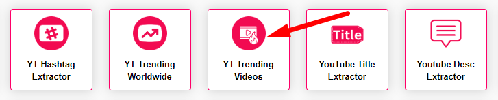 YouTube Trending Videos Step 1